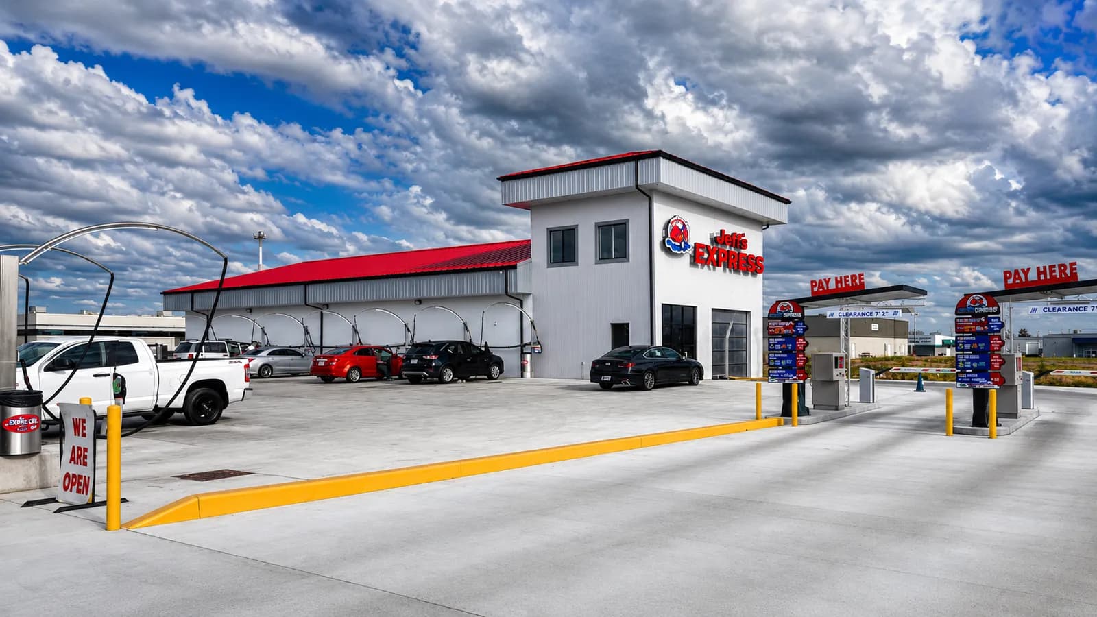 The Jeff’s Express car wash building in Seymour