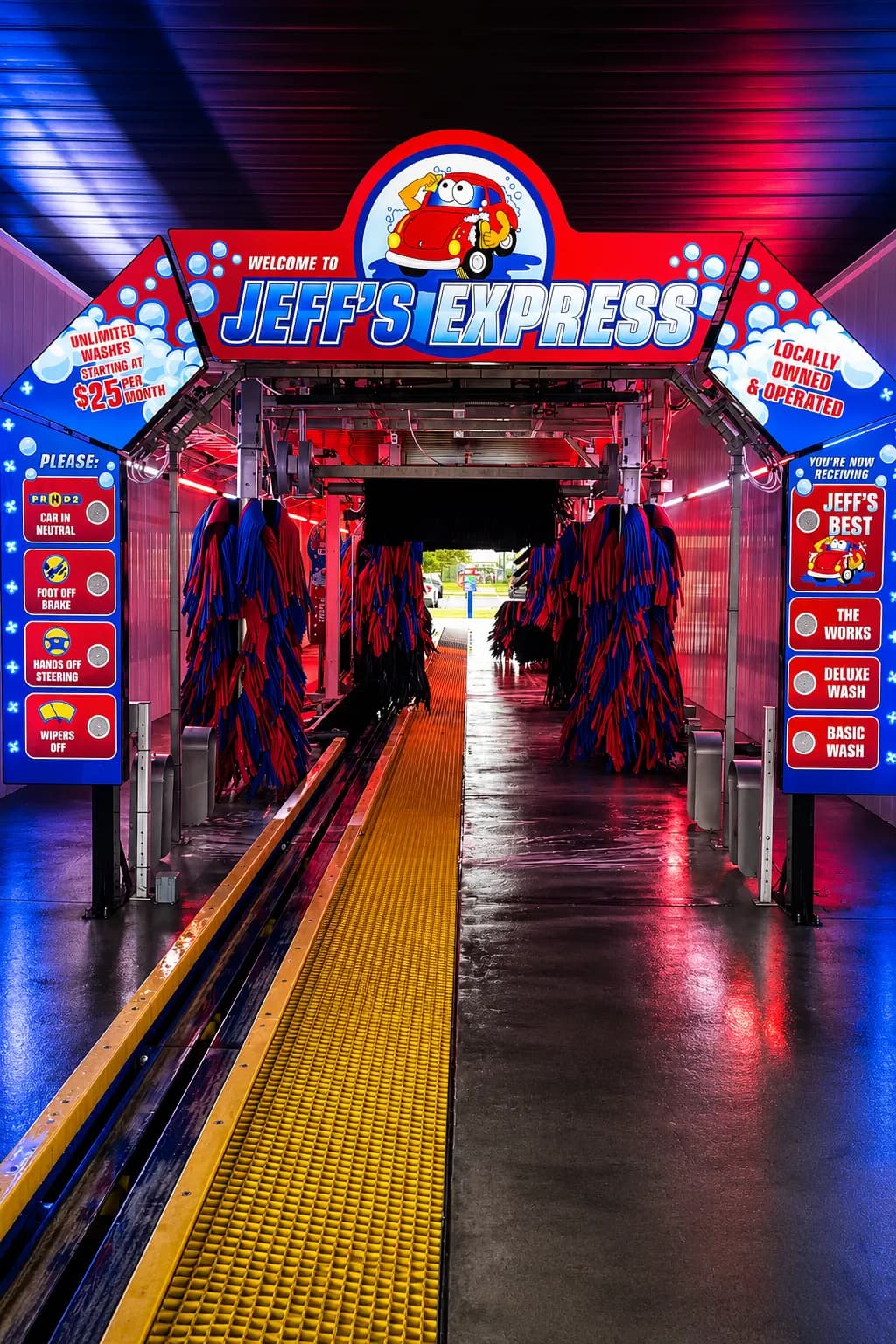 Express Tunnel at Jeff's Car Wash